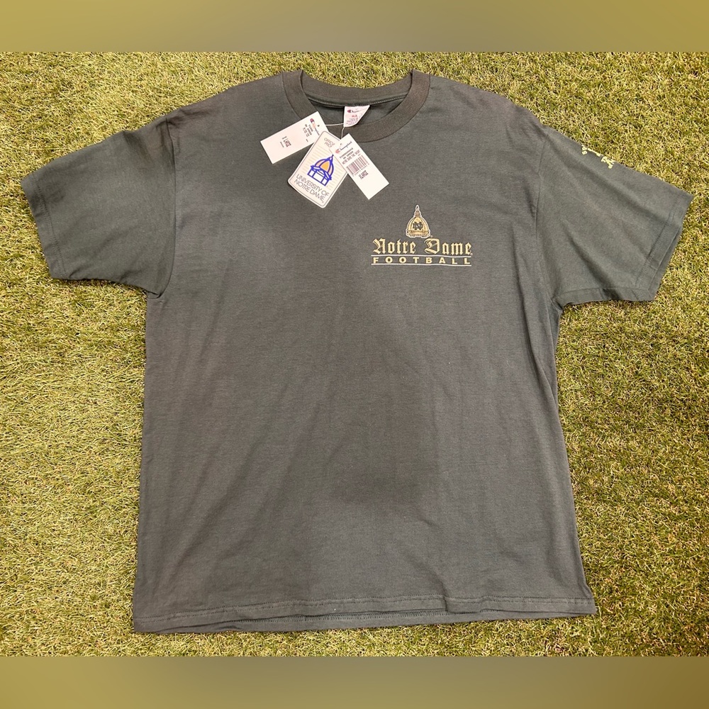 Vintage 1996 Champion Notre Dame Football Win Over All Alumni Shirt Men's XL NWT